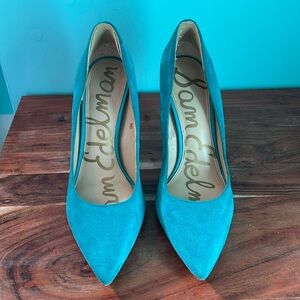 Sam Edelman pumps in turquoise